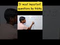 SITricks for SSC CGL, CHSL, CPO, MTS | SI Questions Shortcut in 1 Minute #viral #youtubeshorts