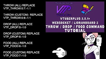 [TUTORIAL] VTuberPlus 3.5.1+ Websocket/LB2 Throw / Drop / Food Tutorial