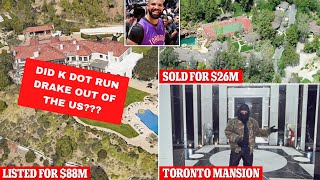 Drake's selling all his homes and leaving the USA