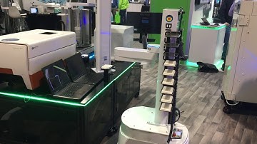 PreciseFlex SCARA cobot on Omron mobile robot