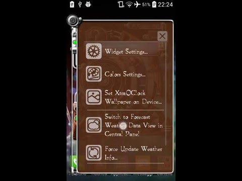 Xtraoclock Widget on