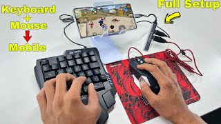 Keyboard or mouse se mobile phone me free fire PC(computer) ke jaise kaise khele full setup tutorial