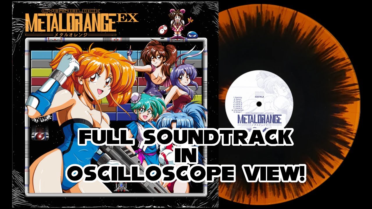 Cyber Block Metal Orange EX (Sharp X68000) - Full Soundtrack in Oscilloscope View!
