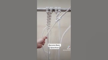 Những Nút Thắt Macrame Cơ Bản Cho Người Mới Bắt Đầu - Spiral Knots
