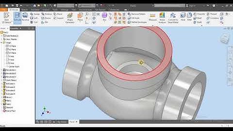 Autodesk Inventor Tutorial for Beginners - Globe Valve Design - Practice Part
