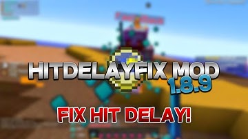 [1.8.9] HitDelayFixMod Release