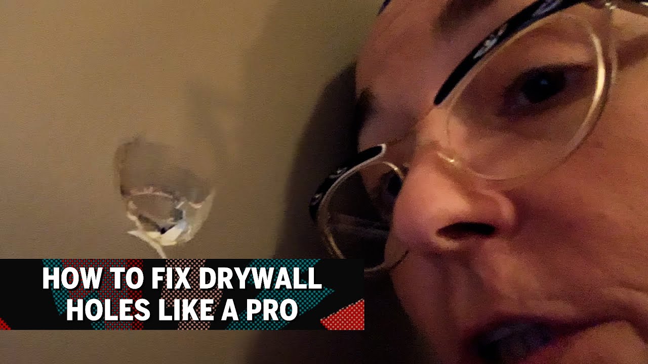 How To Fix Drywall Holes Like A Pro | Etta May - YouTube