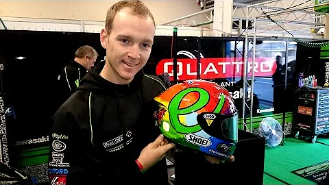 Dan Linfoot 2014 Showdown Special Shoei Helmet