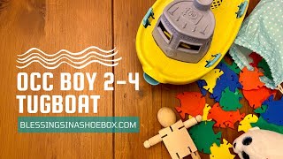 Operation Christmas Child OCCTugboat & Fish STEM Toy For a Boy 2-4 Plush, Robot & More