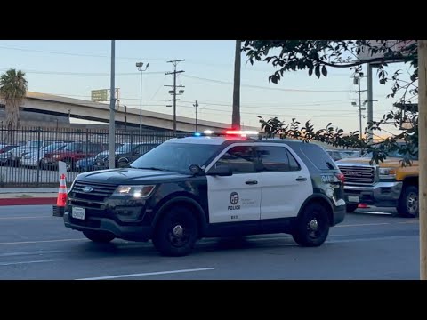 LAPD Southwest Unit Responding Code 3