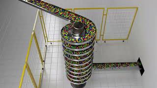 Partikel Materialfluss 3D Animation - Fam Kommunikation - Social Media