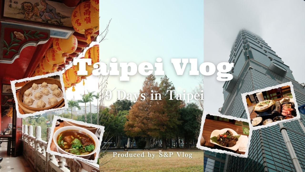 #87 在外遊子的回台碎片紀錄｜兩家回台必訪餐廳｜也想登頂但天公不作美的台北101之旅｜美術館巡禮計畫｜S ＆P Vlog
