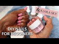 Easy DIY Dip Powder Nails 101 | Nails For Beginners Using Kiara Sky Dip Powder