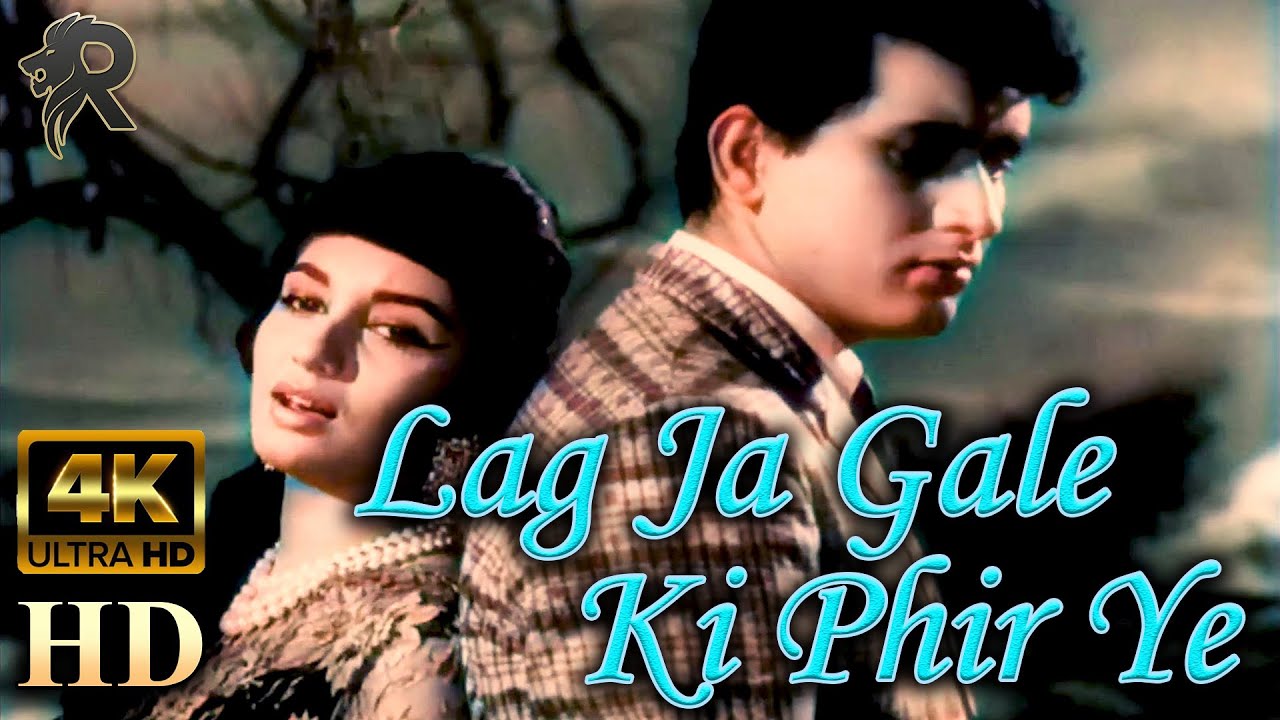 Lag Ja Gale Ki Phir  Color  4K UHD  Woh Kaun Thi 1964  Lata Mangeshkar  Sadhana  Manoj Kumar