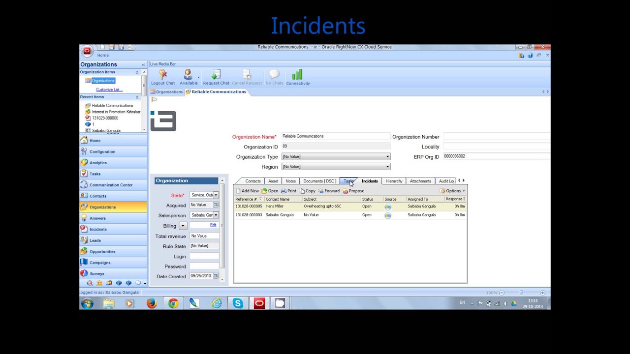 Service Extensions for Oracle RightNow Cloud Service - YouTube