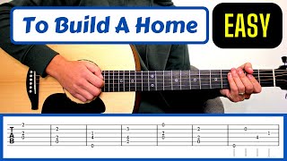 To Build A Home EASY Tabs Guitar Tutorial // Guitar Lesson