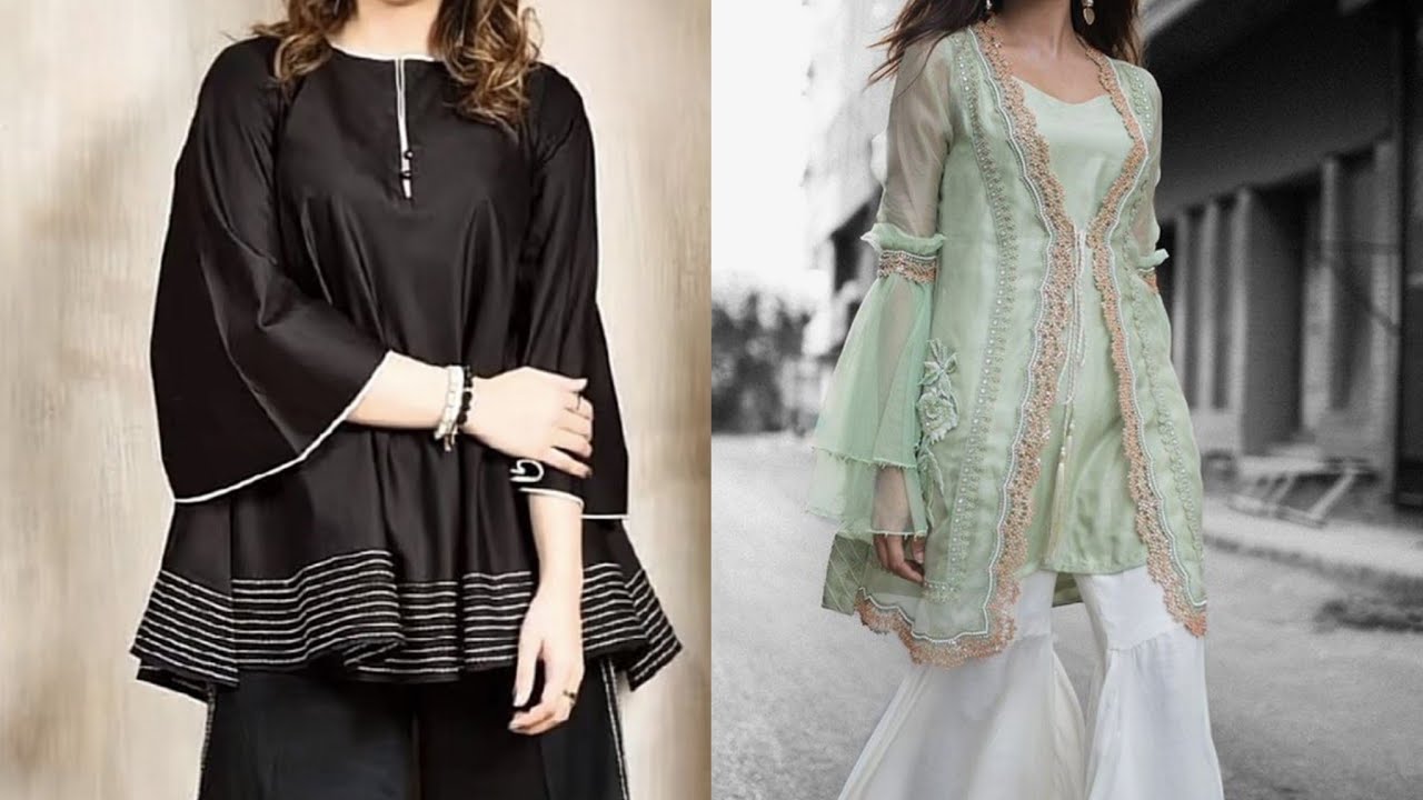 Stylish Kurtis Designs Ideas || Embroidery Sleeves Suits Designs