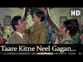 Taare Kitne Neel Gagan Pe (HD) - Aap Aye Bahaar Ayee Songs - Rajendra Kumar - Sadhana - Old Song