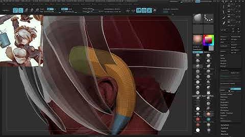 2B from NieR Automata #2 (Part 2 Offline Extra): Hair - Fan Art sculpting with ZBrush