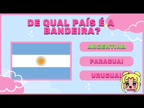 Verdadeiro ou Falso✓🤔❌Adivinhe o País pela Bandeira, Quiz de Bandeiras