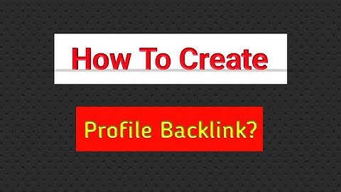 How To Create Profile backlink Bangla Tutorial | SEO Tutorial