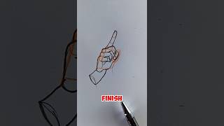 Click Magnet! The Perfect Pointing Hand Gesture for Engagement #art #foryou #shorts #drawing #sketch