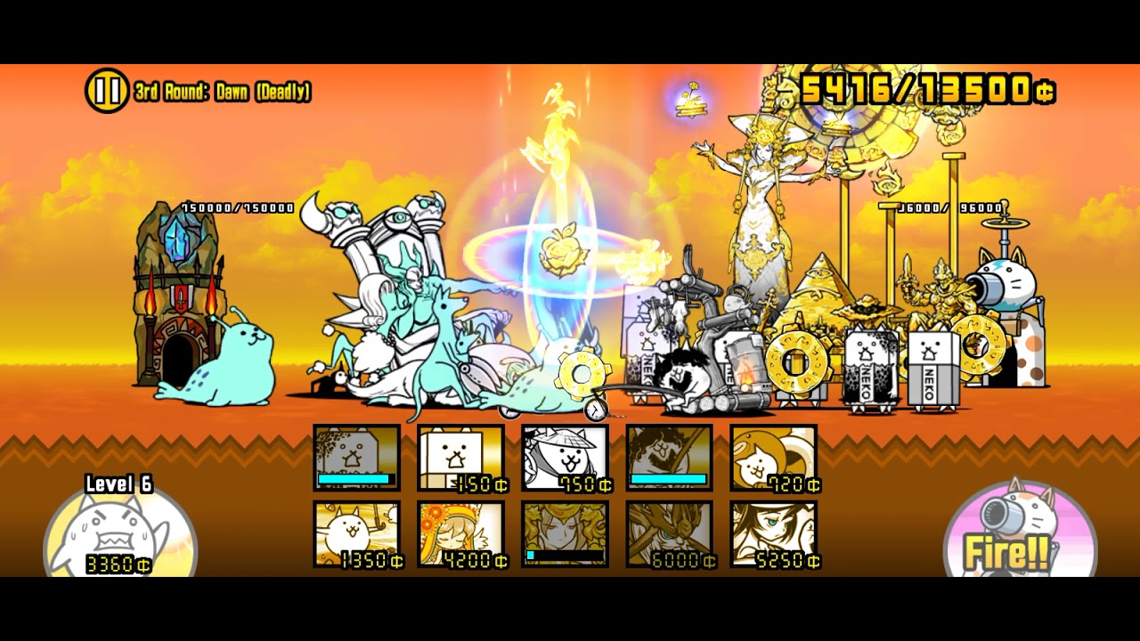 The Battle Cats The Proving Grounds First Round [Deadly] YouTube