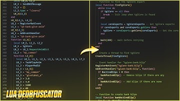🔓 FiveM LUA Deobfuscator | Clean any decrypted code - No CFX License Required