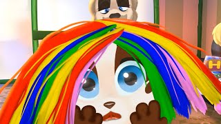 Baby Pandas First Haircut - Nursery Rhymes Cartoon Kids Songs