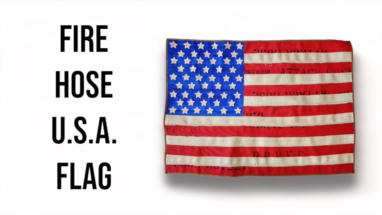 Fire Hose American Flag by RecycledFirefighter - YouTube