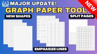 Graph Paper Tool Update: New Shapes, Split Page Layouts & Knitting Charts