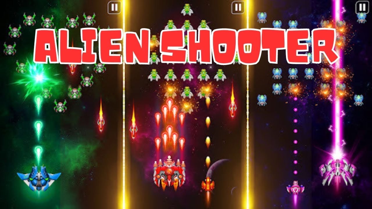 WORLD BOSSES!! Galaxy attack alien shooter!! Challenge Game!! one vs ...