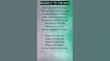 Thumbnail of SHAKE IT TO THE MAX😍 #remix #djsong #englishmusic @LyricalSoulNotes