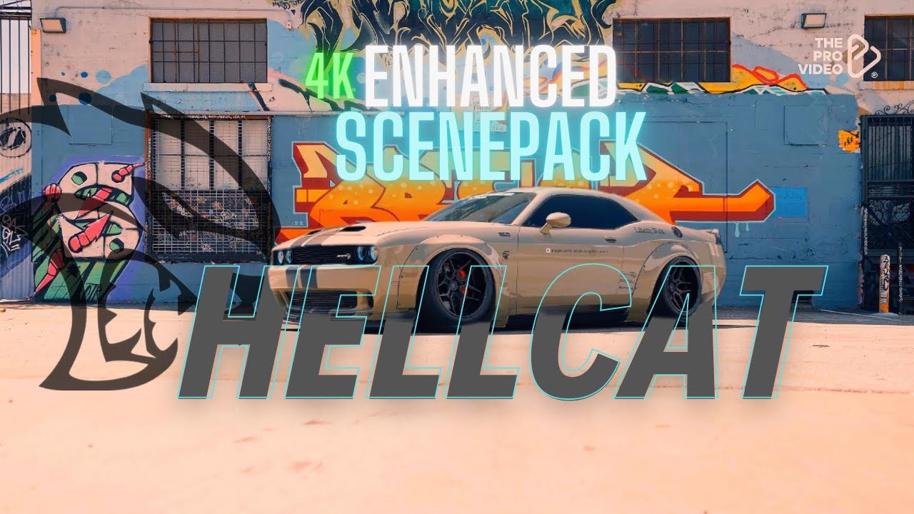 Dodge Hellcat Scenepack | Car Clips | 4K | Torquegraphix