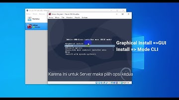 Install Debian 10.5  server dengan VIRTUALBOX