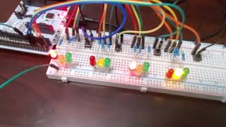 Traffic Intersection controller using STM32 with FreeRTOS