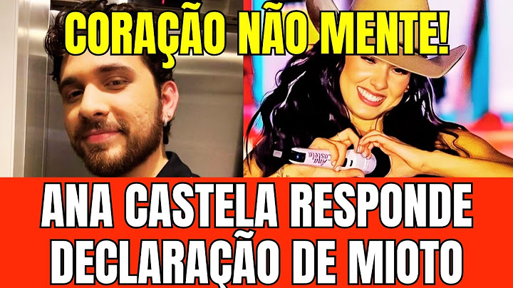 GUSTAVO MIOTO SURPRISES WITH PASSIONATE DECLARATION AND ANA CASTELA REACTS WITH HEART! FANS GO CRAZY
