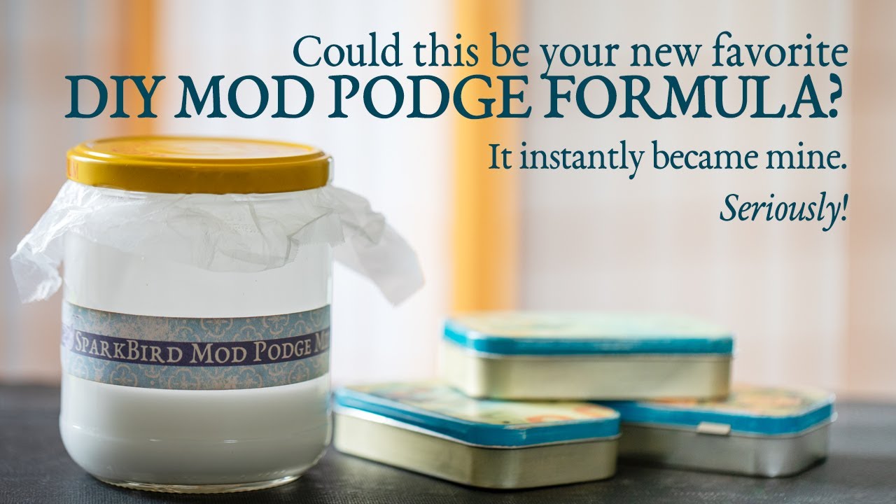 Мой новый любимый рецепт герметика в стиле Mod Podge. Идеальное сочетание прочности и блеска. (ЗВ...