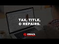 Tax, Title, & Repairs - ITrack Enterprise
