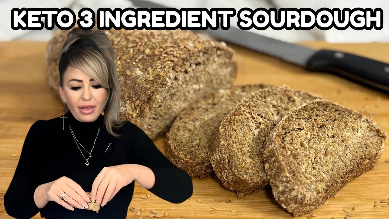 This 3 Ingredient Sourdough Will Change Your Life (Keto, 2.33g Net