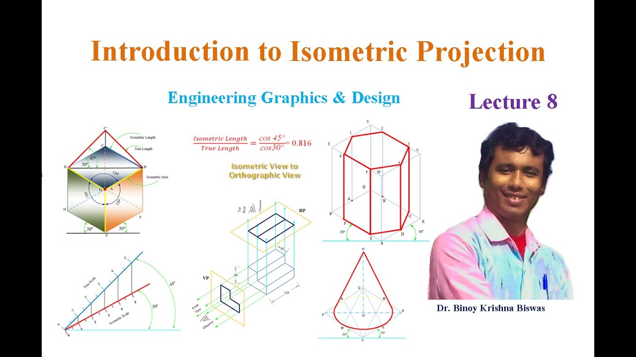 How to Draw Isometric View ׀ Engineering Drawing Lecture 8 - YouTube