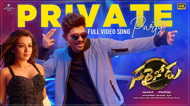 Private Party [4K] Video Song | Sarrainodu | Allu Arjun, Rakul Preet Singh | Thaman S