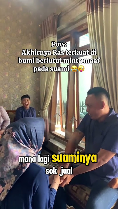 momen lucu ketika istri minta maaf sama suaminya ‼️‼️#suamiistri #mintamaaf #lebaran #lucu #shorts