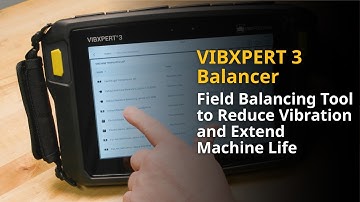 Pruftechnik VibXpert 3 Balancer | Field Balancing Tool to Reduce Vibration and Extend Machine Life