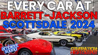 Barrett-Jackson Scottsdale 2024 FULL WALKTHROUGH of Auction Cars