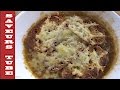 How to make French onion soup the very best with The French Baker TV Chef Julien from Saveurs