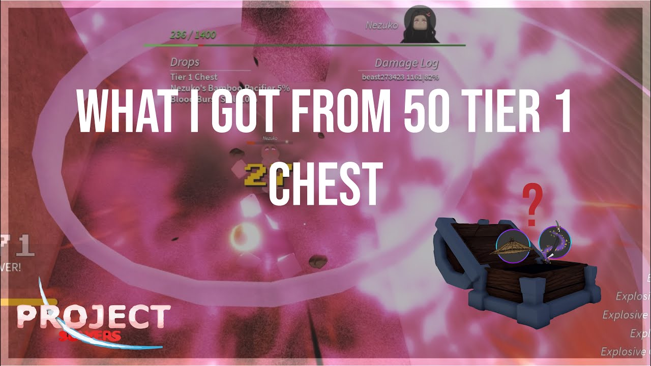 Project Slayers Tier 1 Chest Drops and Rarity - Pro Game Guides