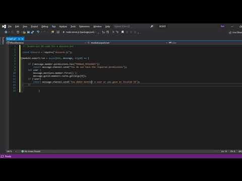Discord bot DM command