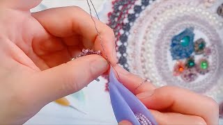 Shuttle tatting bracelet making tutorial/How to make beaded lace jewelry DIY- US/GB/CA/AU style