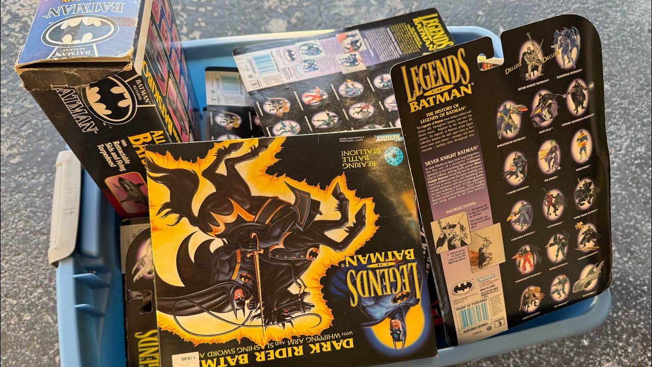 Rare Vintage Batman Toy haul from Comics Toons And Toys - YouTube